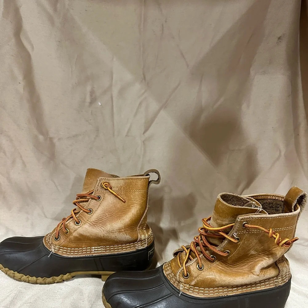 L.L. Bean Brown and Black Rain & Snow Boots